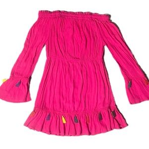 Mint of Blush Dresses| Hot Pink Boho Dress| Size: M